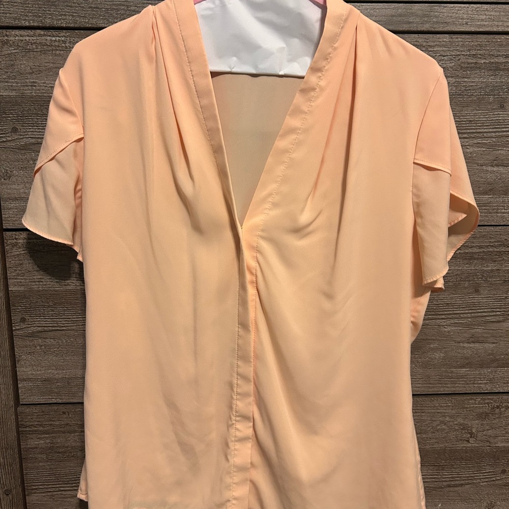 Calvin Klein Peach Blouse